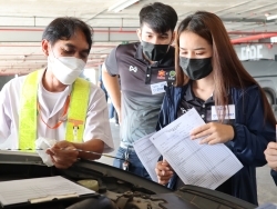 ปฏิบัติการตรวจสอบและบำรุงรักษารถยนต์